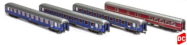 Kato HobbyTrain Lemke H43021 - 4pc Passenger Coach Set 